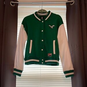 NFL Green and White Women's Jacket